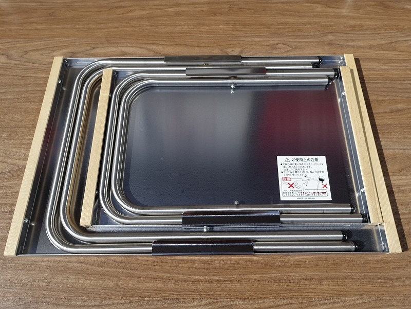 ユニフレームの焚き火テーブル ラージタイプが復刻版で再入荷