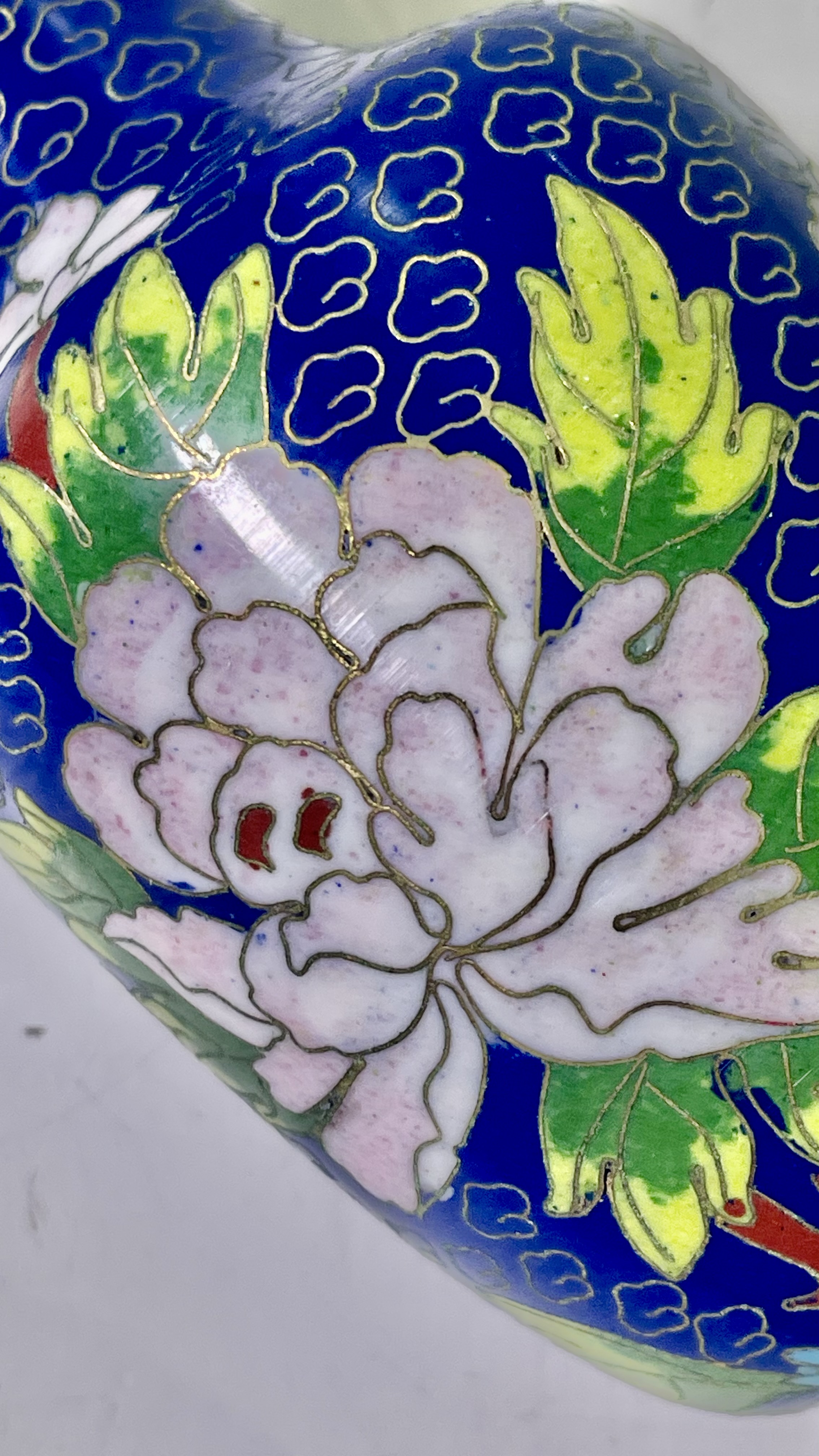 景泰藍掐絲琺瑯七寶燒牡丹花卉紋鍍金銅胎花瓶– 花囪FA CUNG 生活.藝術