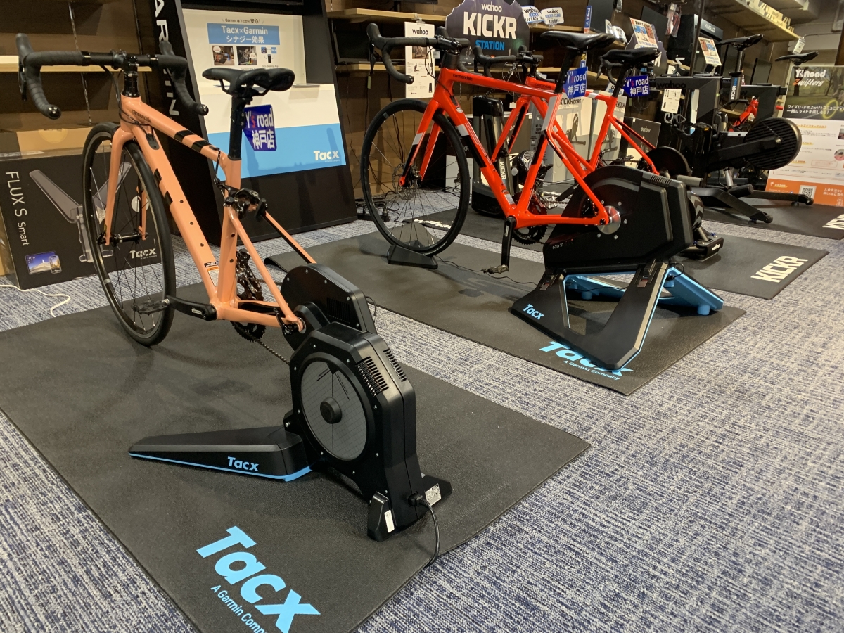 Tacx】スマートトレーナー2台設置しました！その脚でお試しいただけ