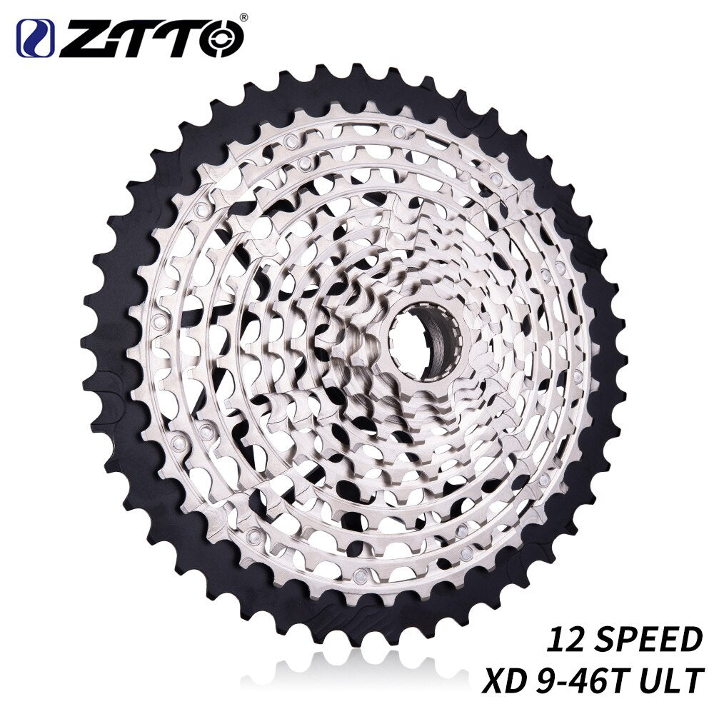 ZTTO ULT 12 Speed 9-46T Cassette MTB XD Cassette Ultralight 363g Steel