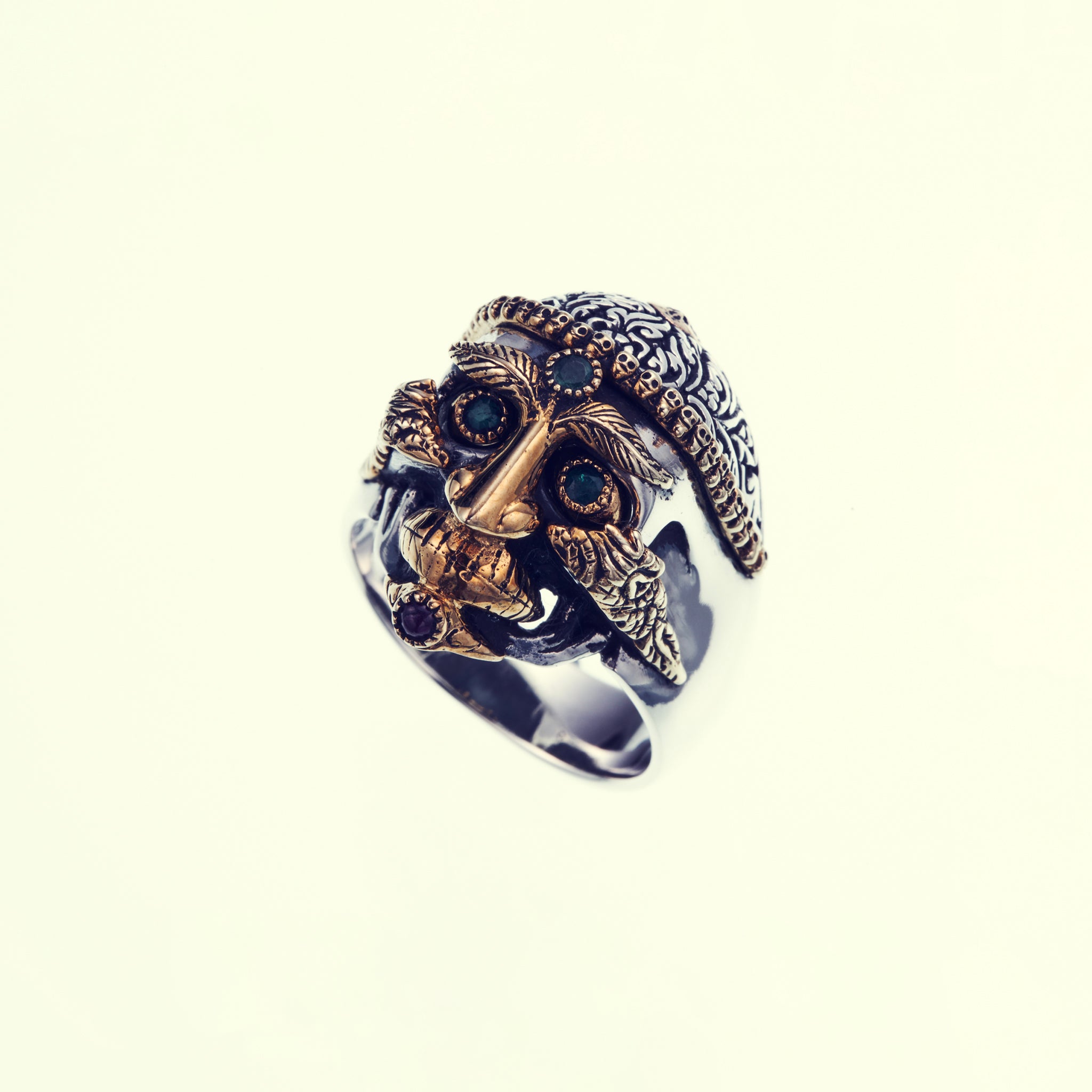 Tibetan Monk Skull Ring (S)｜チベタン・モンク・スカル・リング（S