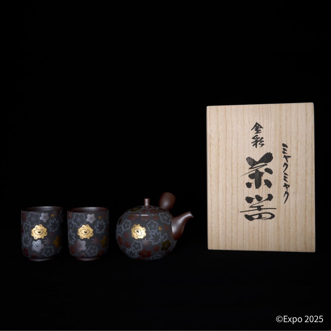 EXPO2025 萬古焼 金彩茶器｜急須・湯呑セット商品 – 47 TREASURE