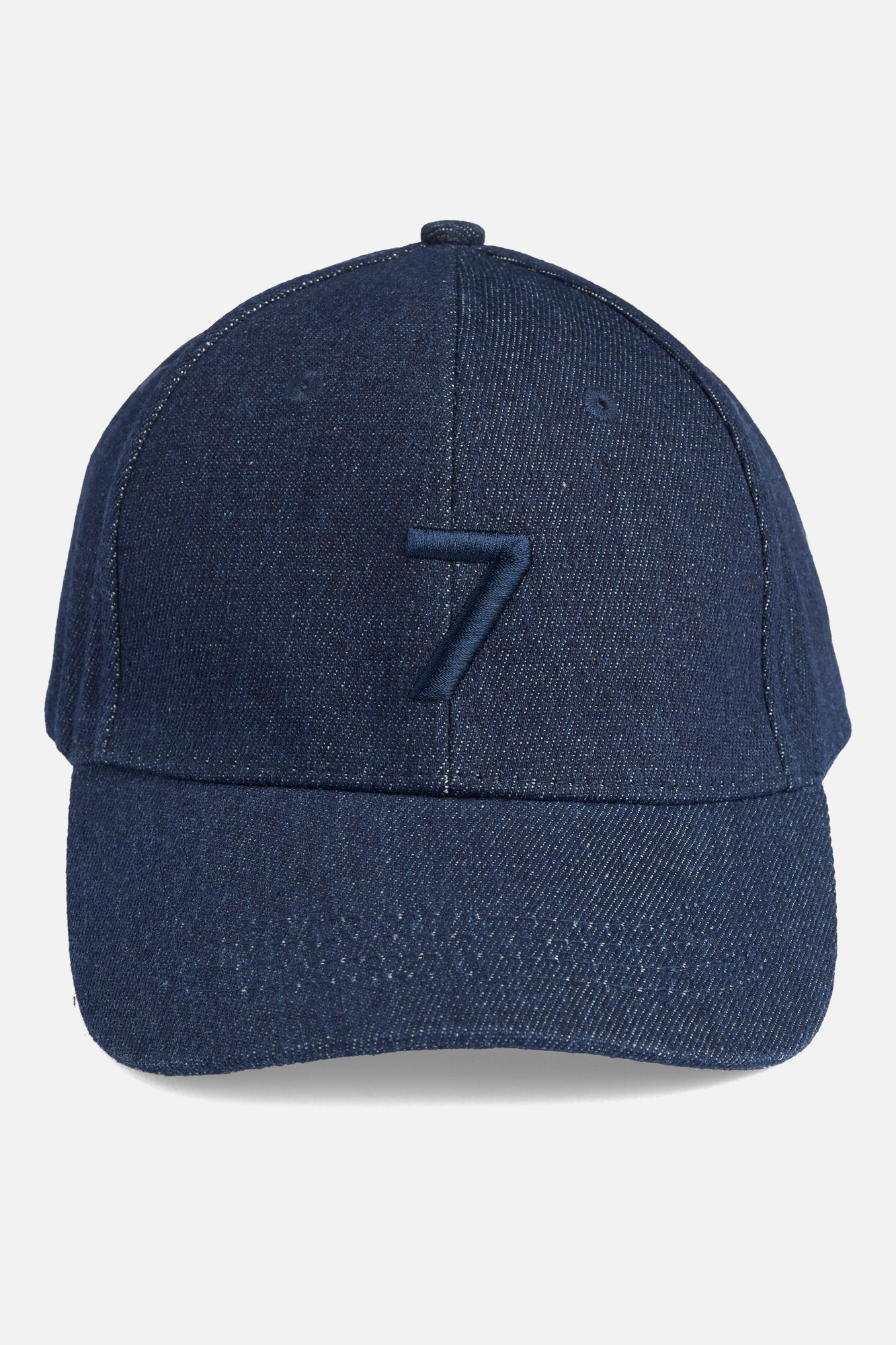 Denim Logo Cap in Rinsed Indigo | 7 For All Mankind