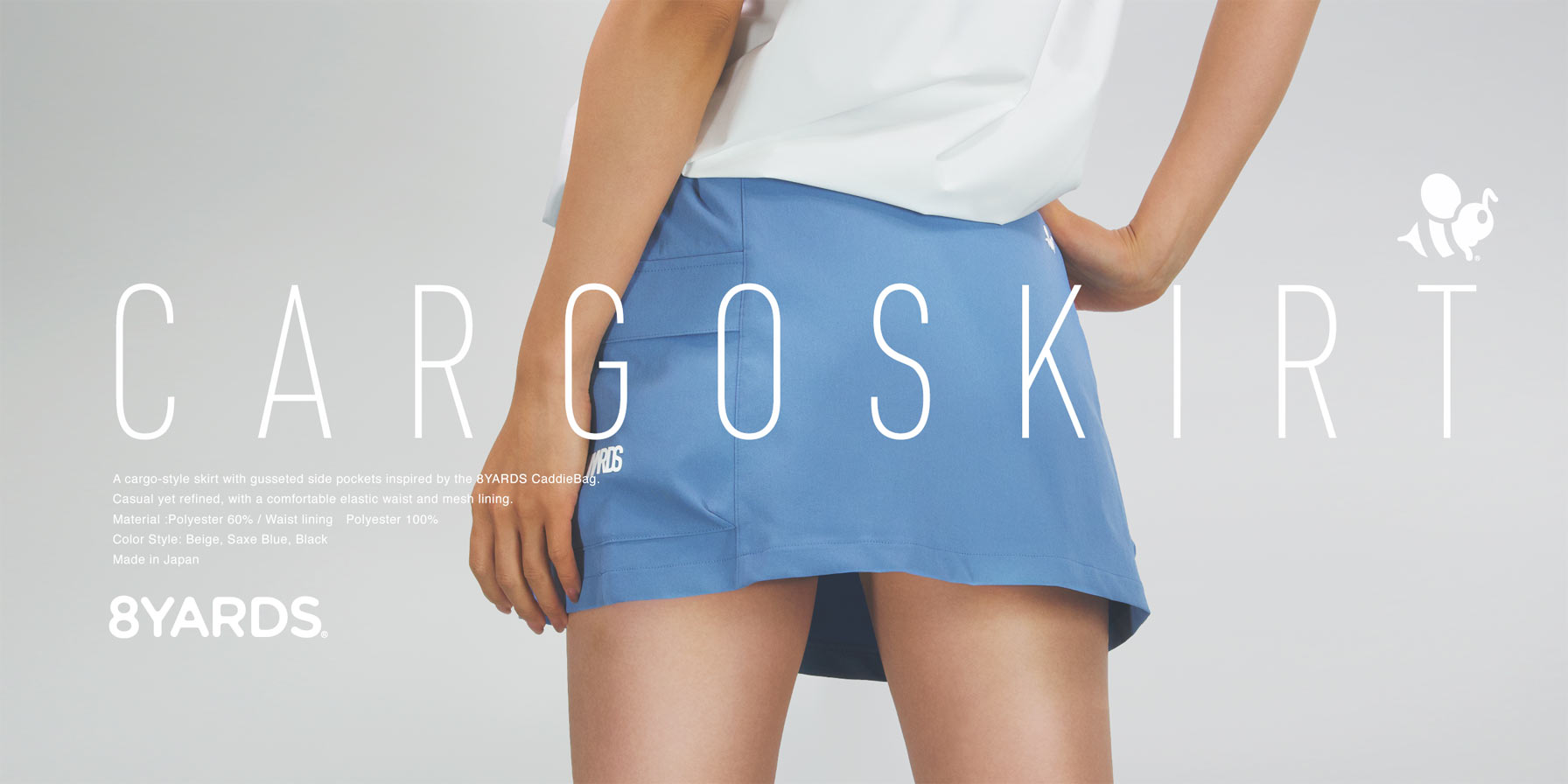 8YARDS | SIDETUCK HALF SLEEVE BLOUSON