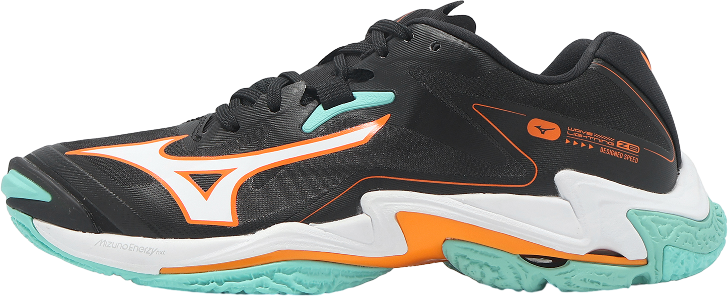 Mizuno Wave Lightning Z8 Black / Orange - Jun 2025 - V1GA240007