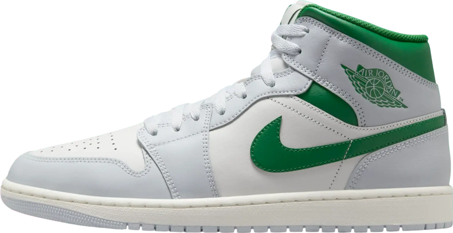 Air Jordan 1 Mid White / Lucky Green - Jan 2025 - DQ8426-142