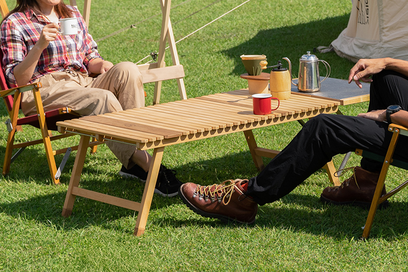 キャンプテーブル KUROSON370の通販｜【196】ひのき・木製キャンプ用品店