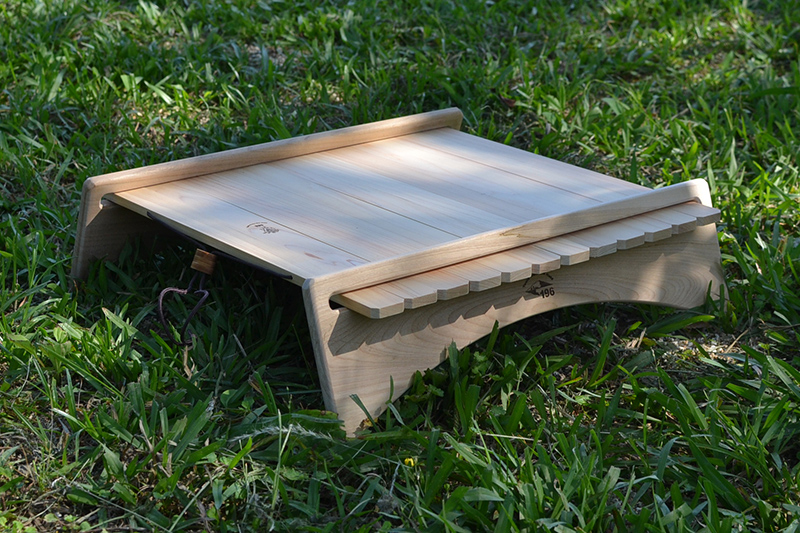 ポータブルソロテーブルの通販｜【196】ひのき・木製キャンプ用品店