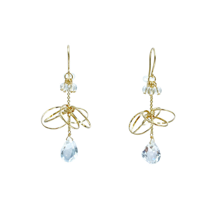 K14GF 煌めくシャンデリア ピアス｜GFP1322