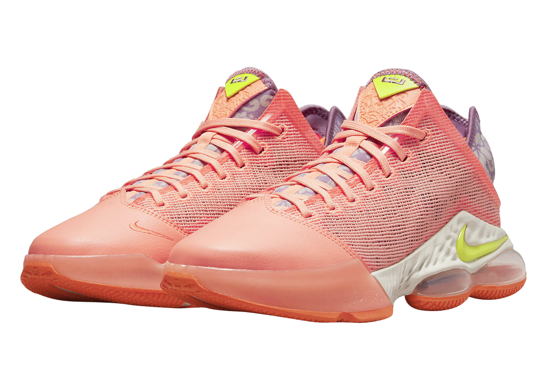 Nike LeBron 19 Low Hawaii - Apr 2022 - DQ8344-600 - KicksOnFire.com