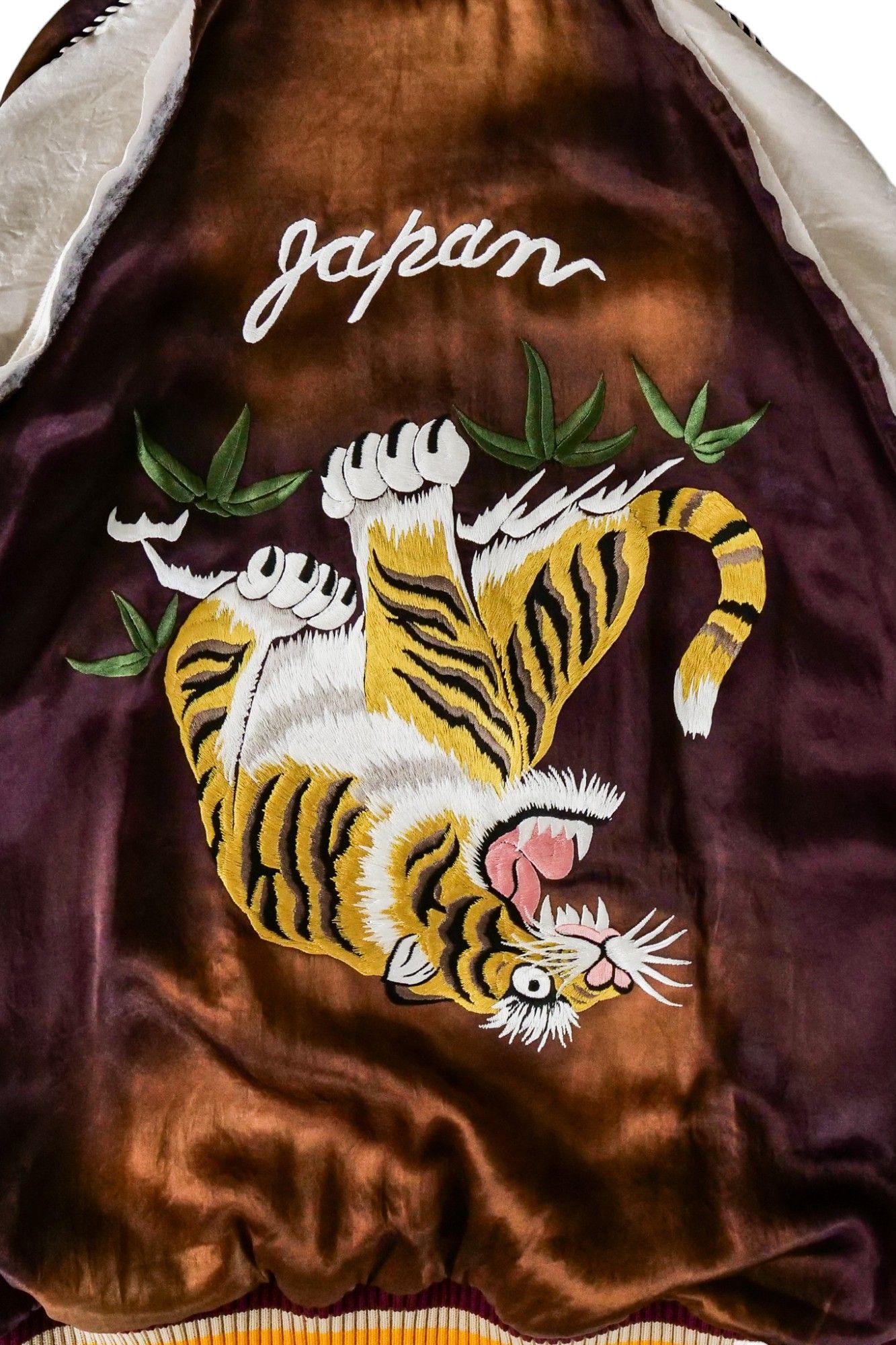 el conductorH - アップサイドダウン タイガー 刺繍 スカジャン | 3RD