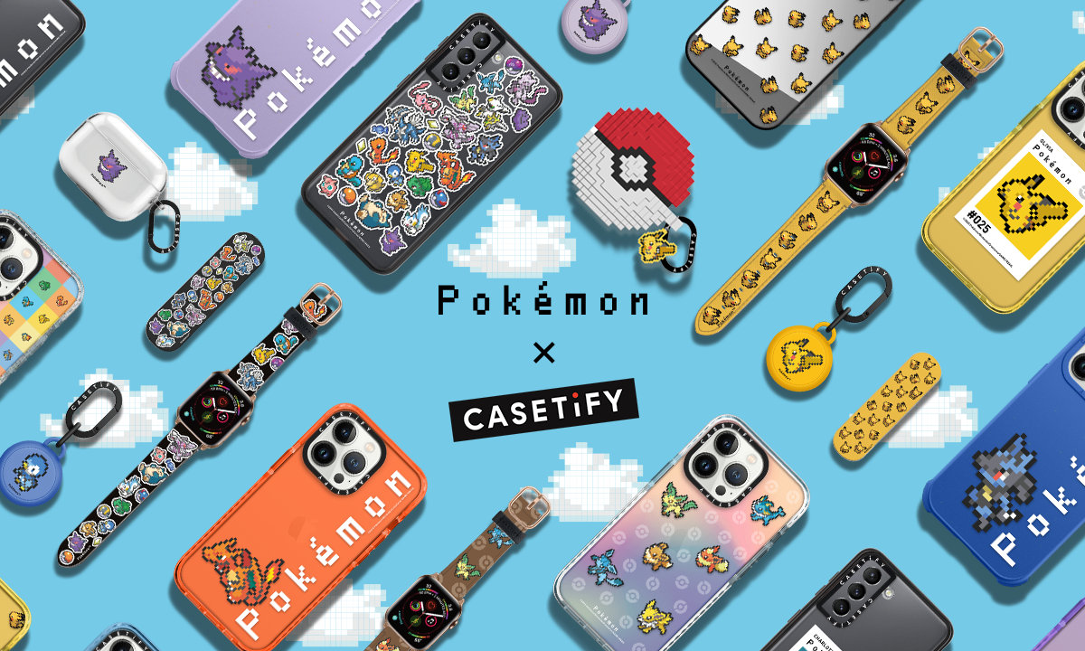 CASETiFY】ピクセルアートがかわいいポケモンコラボコレクション