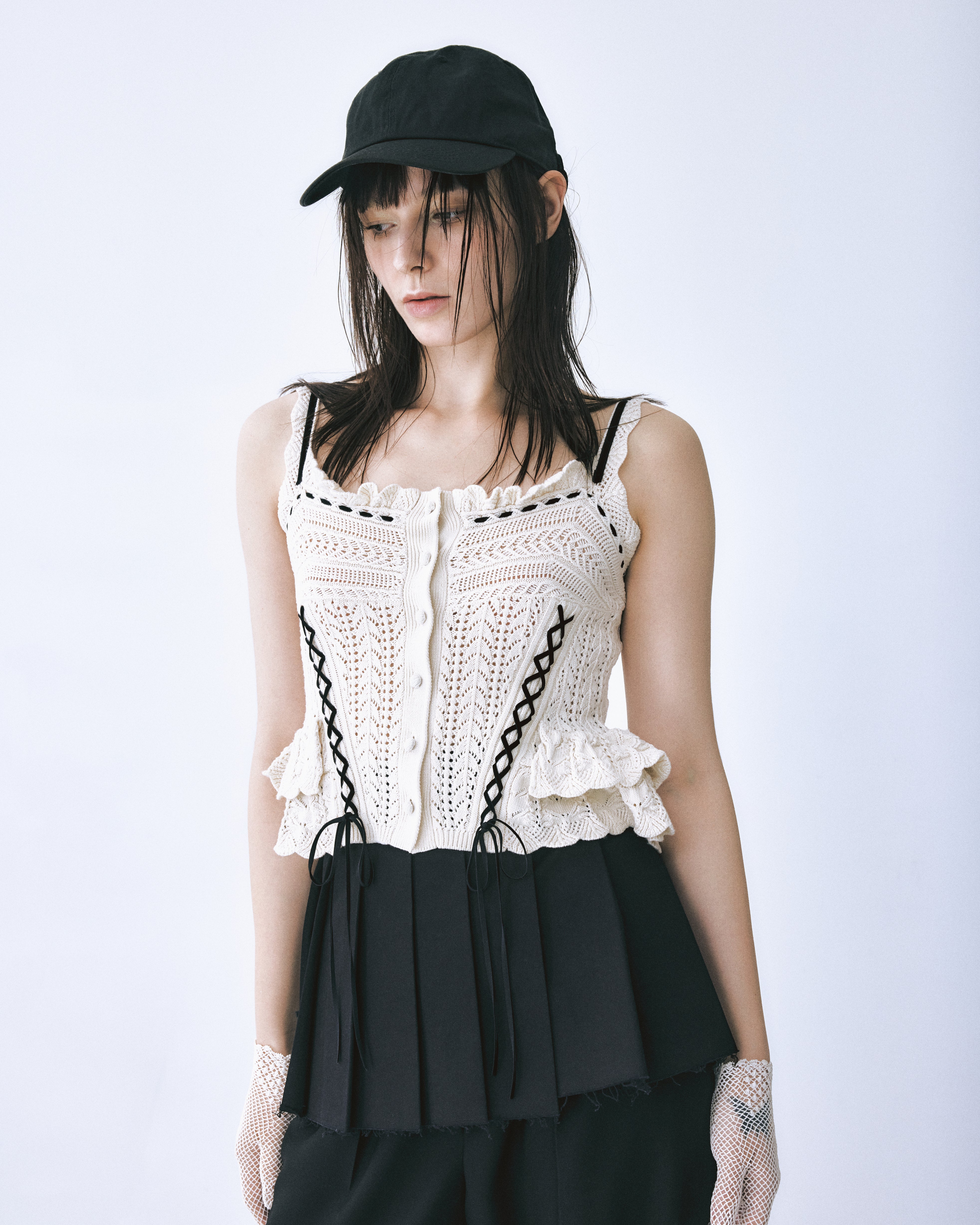 STUDIOUS Special item】China ribbon cap – tanakadaisuke