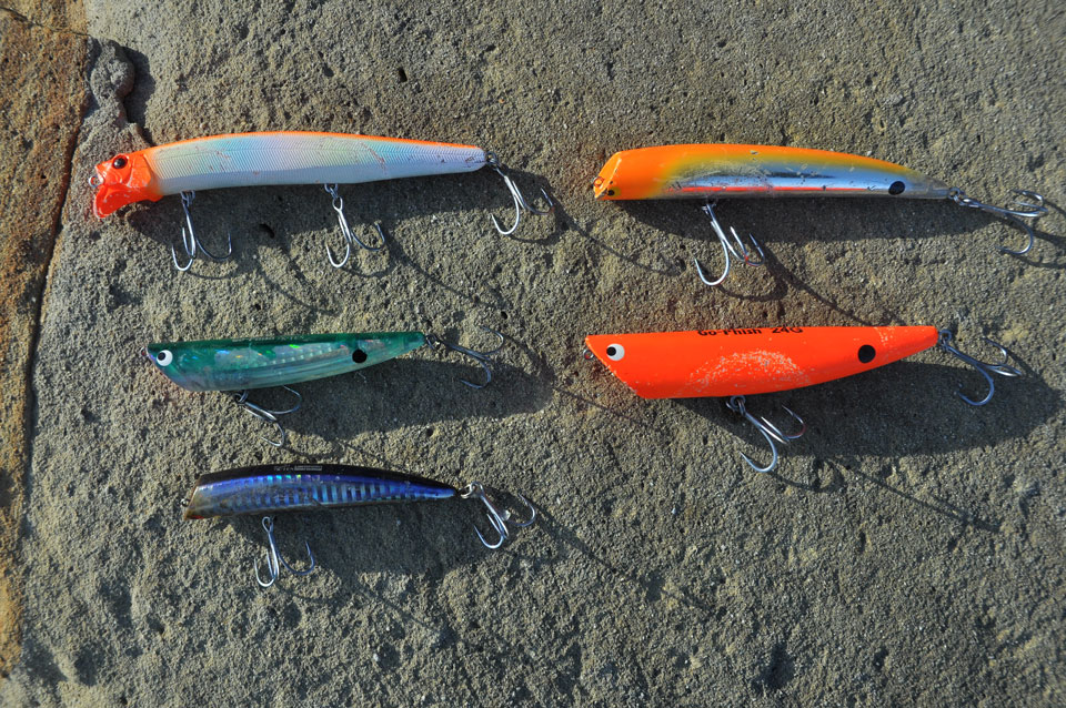 ド派手ルアーで視認性を重視」