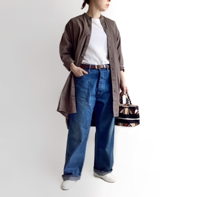 Re-STANDARD Lady's Chimala 12oz W WIDTH DENIM WAIST ADJUST DENIM PANTS