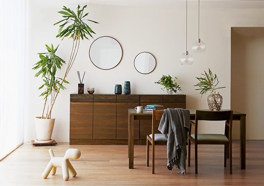 プレーンダイニング WALNUT(サイズオーダー可)税込￥269,000～ | 高野