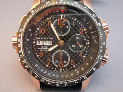 国内正規品ハミルトン カーキX-WINDピンクゴールド H77696793