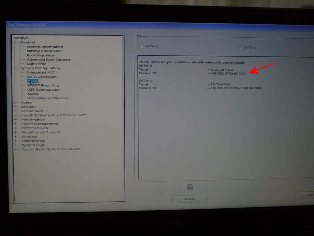ノートPC（DELL Inspiron15-3567）のHDDをSSDに換装しました（備忘録