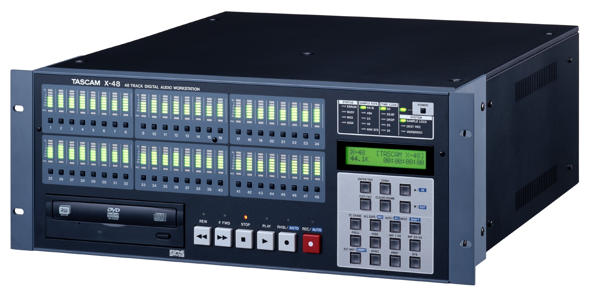 X-48 | 48-Track Hard Disk Workstation | TASCAM - International