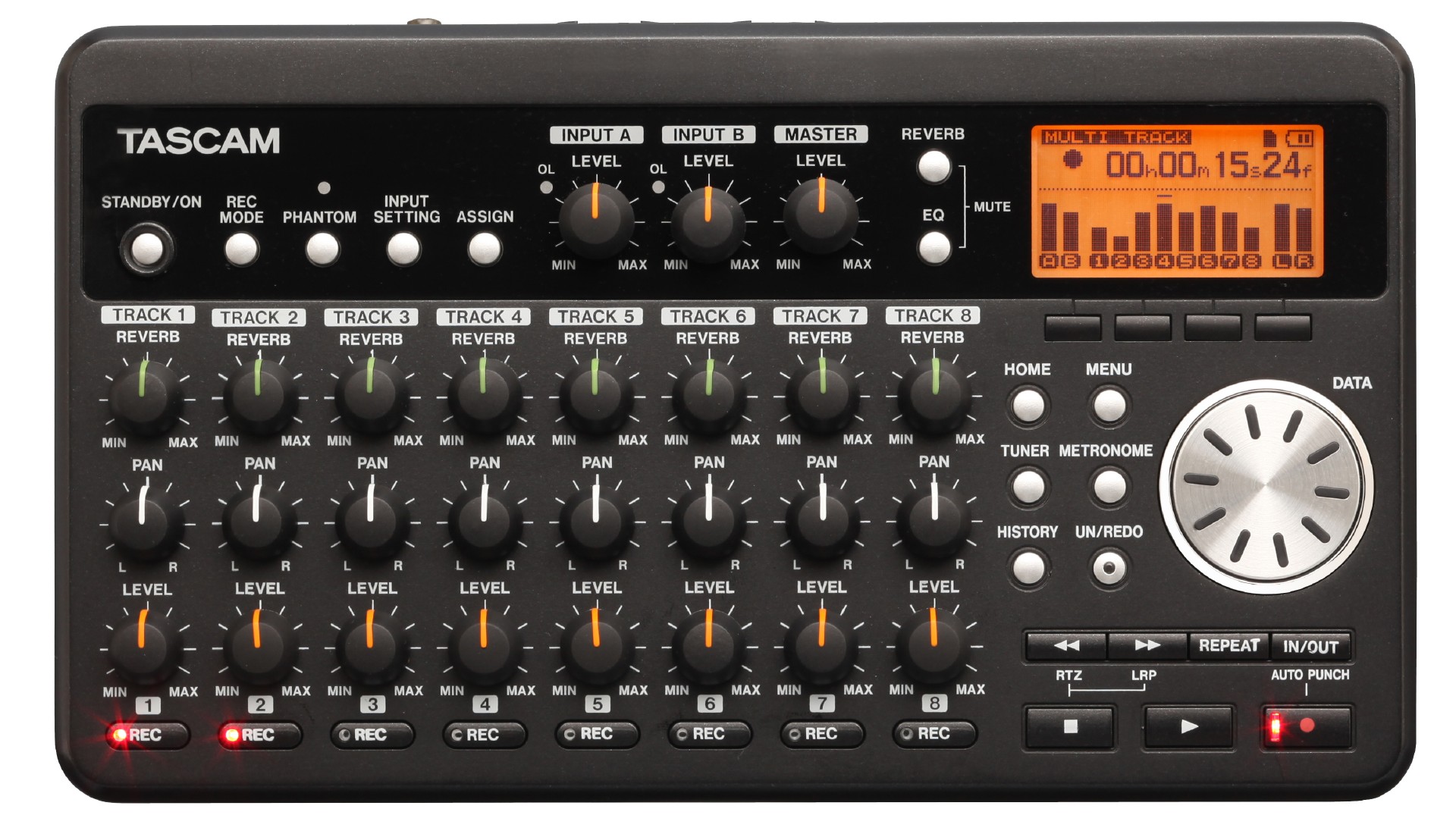 DP-008 | 8トラック SD/SDHC MTR | TASCAM(日本)
