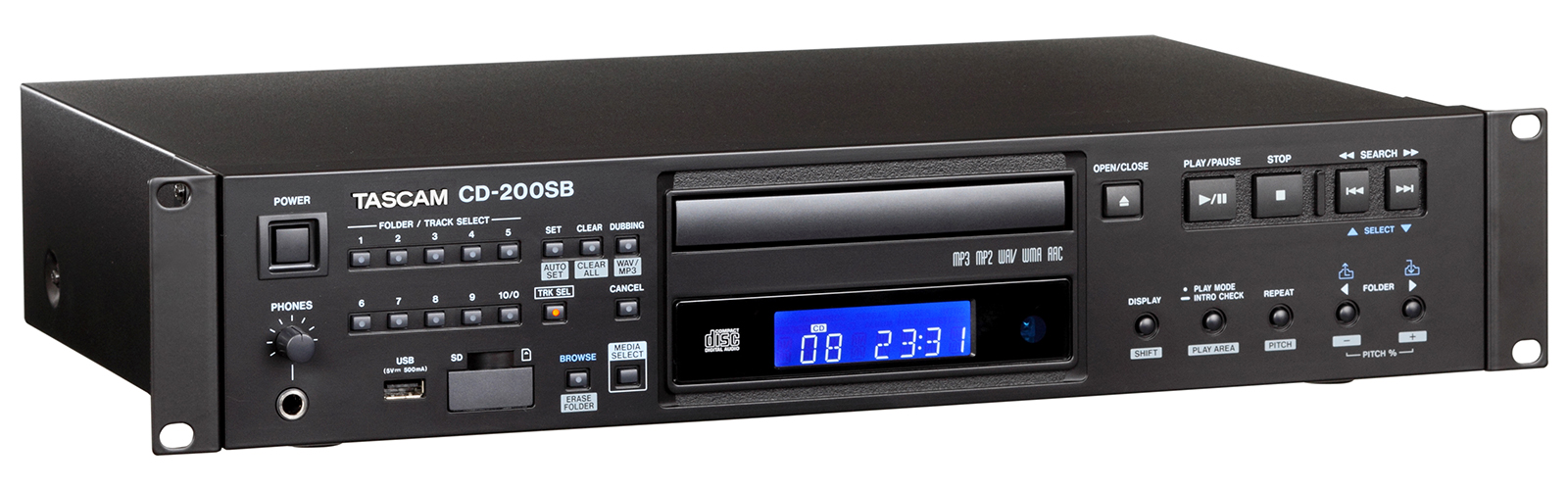 CD-200SB | SD/SDHCカード、USBメモリー対応 業務用CDプレーヤー
