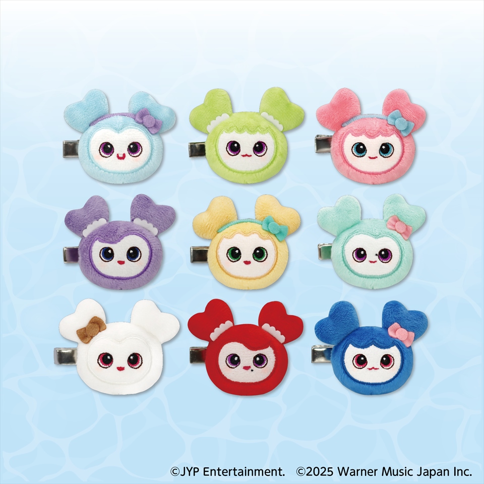 TWICE TWICE LOVELYS ぬいぐるみヘアピン おくるみマスコット GiGO限定