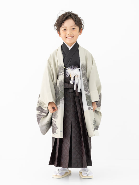 五歳 男の子用の七五三着物レンタルセット – tententen(てんてんてん)