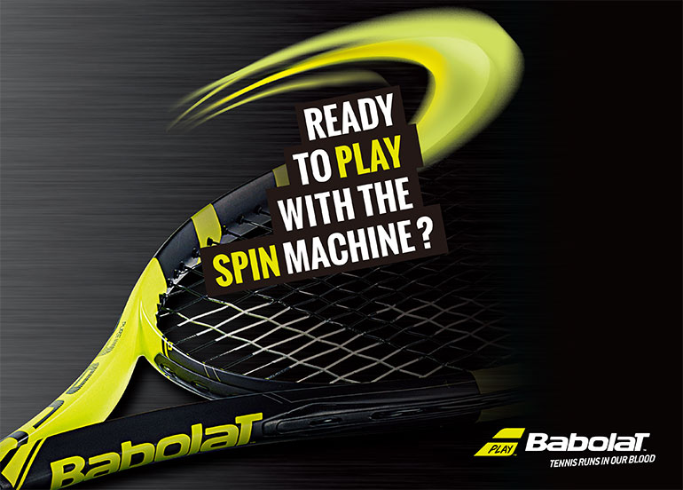 Babolatラケット Pure Aero2016ピュアアエロ｢スピーンマシーンになれる