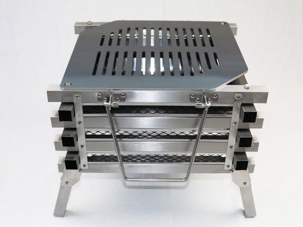 ステンレスファイアープレイスⅢ対応グリルプレート：バーベキュー鉄板