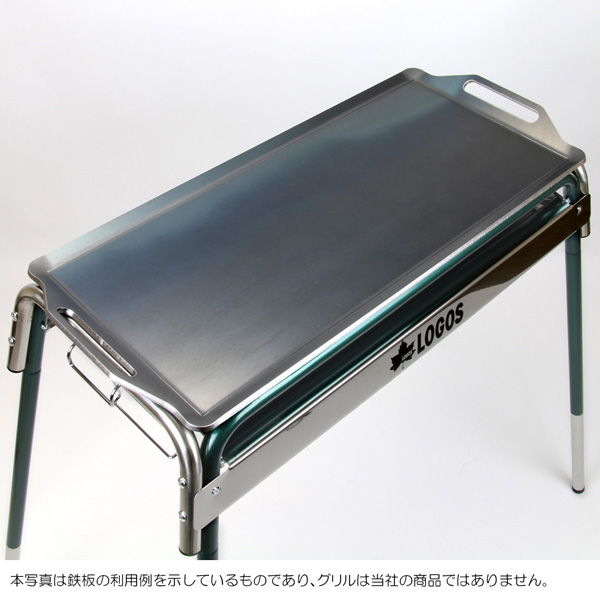 ロゴス チューブグリル Smart80 L対応グリルプレート：バーベキュー