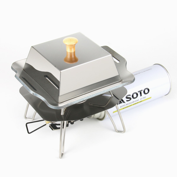 SOTO レギュレーターストーブ レンジ対応グリルプレート：バーベキュー