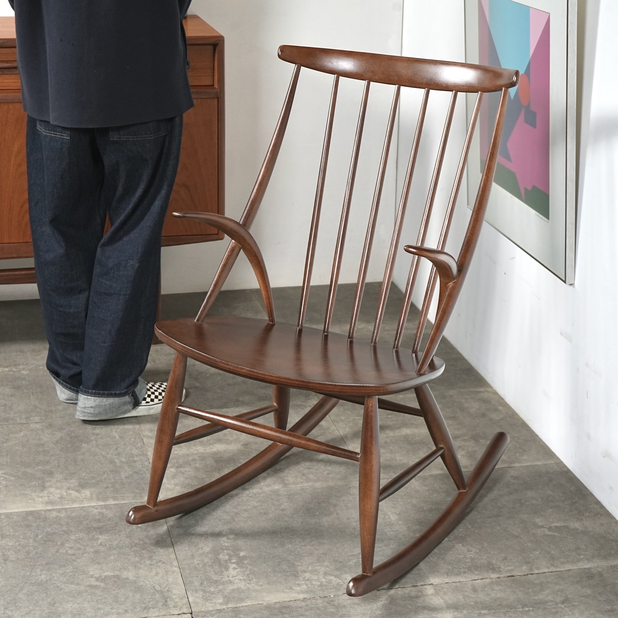 Niels Eilersen / Illum Wikkelso】ロッキングチェア 