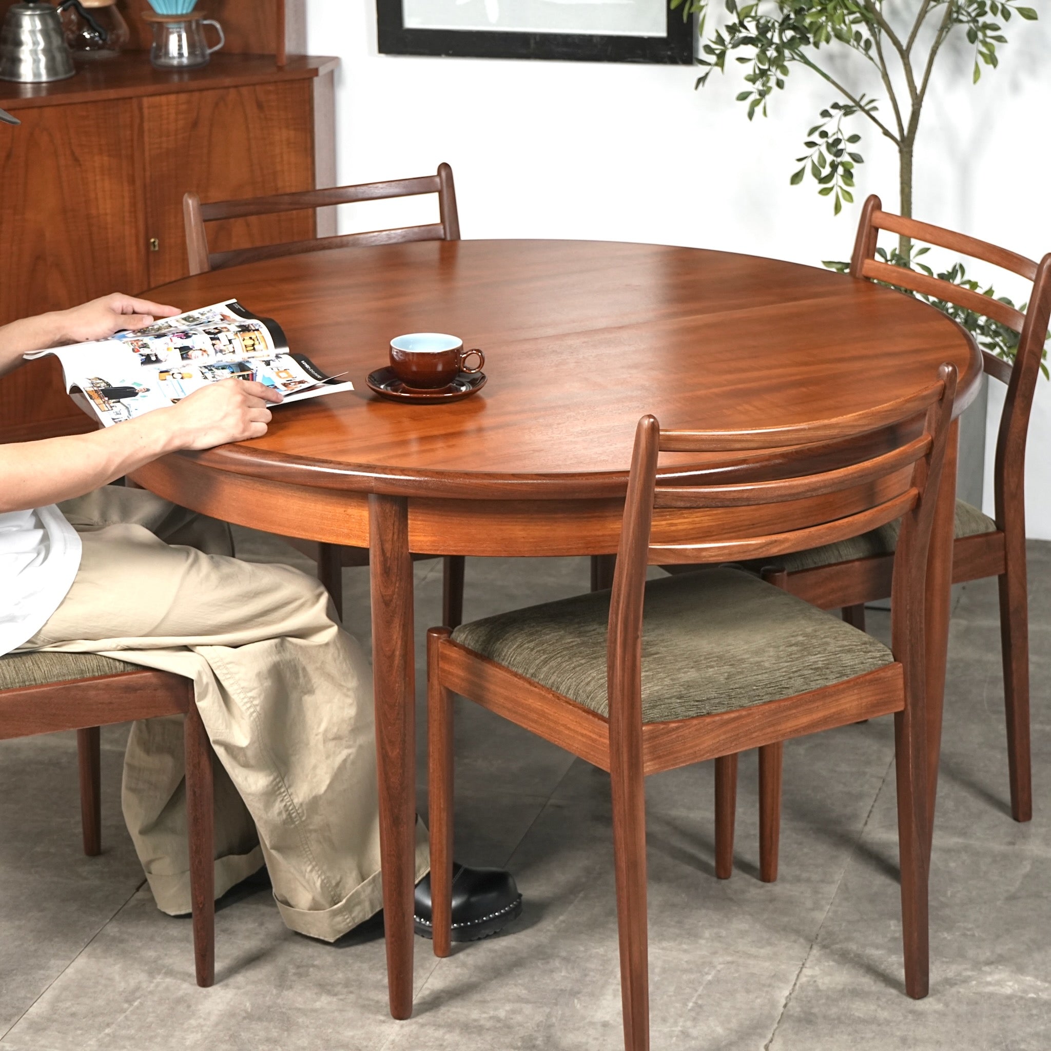 G-PLAN フレスコ ラウンドエクステンション ダイニングテーブル (510