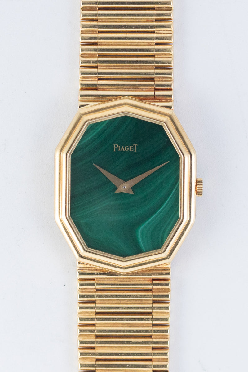 PIAGET Ref.9529 Malachite Dial New Old Stock with BOX – TIMEANAGRAM