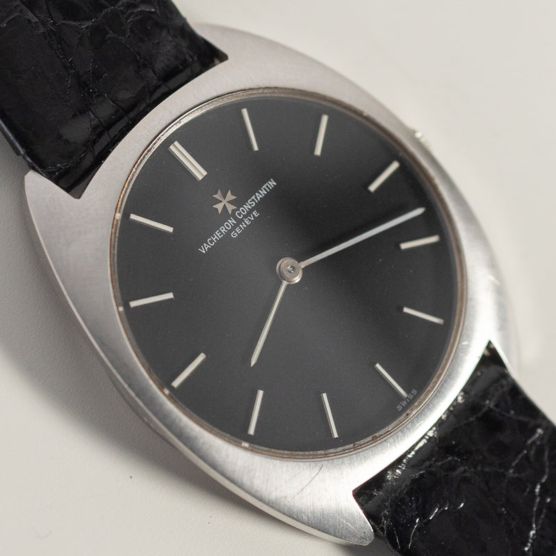 VACHERON CONSTANTIN Ref.2093 Tonneau Black Dial – TIMEANAGRAM