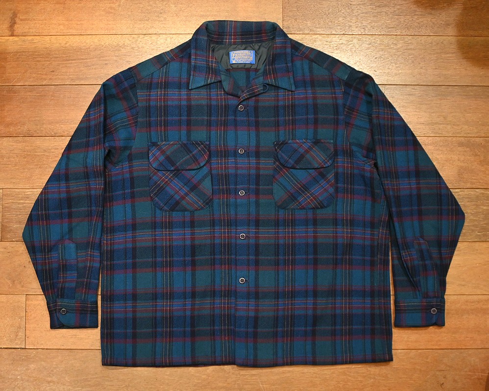 70s PENDLETON BOARD SHIRTS ペンドルトン ボードシャツ(XL)美品