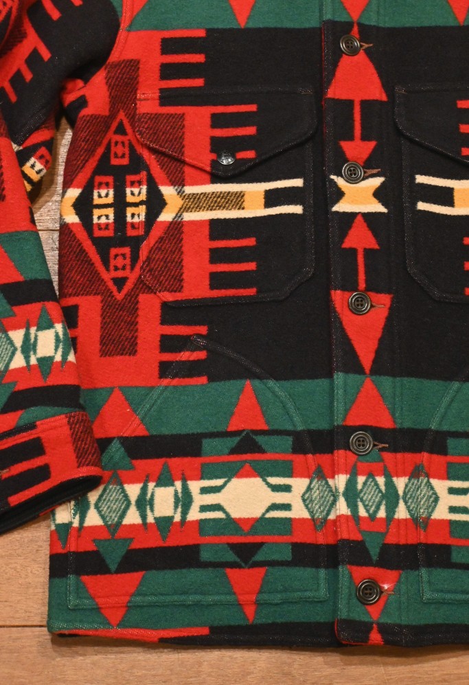 RRL ネイティブ柄 ウールジャケット(S)美中古 ダブルアールエルラルフ