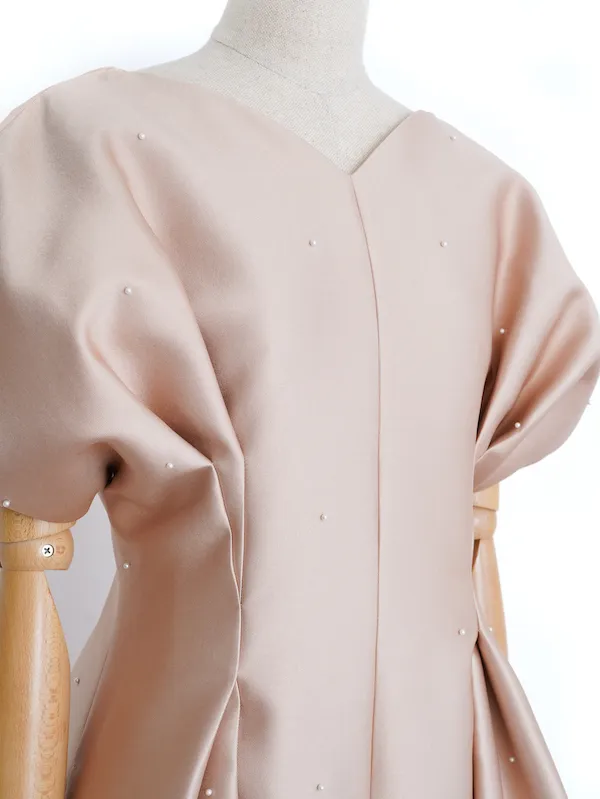 CELFORD（セルフォード） パールドットドレス（ベージュ/サイズ36