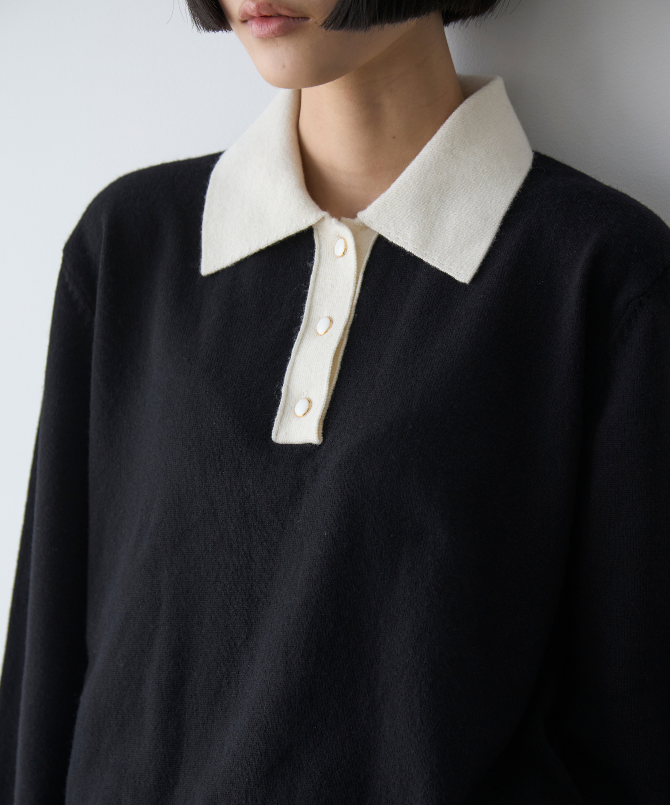 ≪通常販売≫classical knit polo（クラシカルニットポロ） – THE