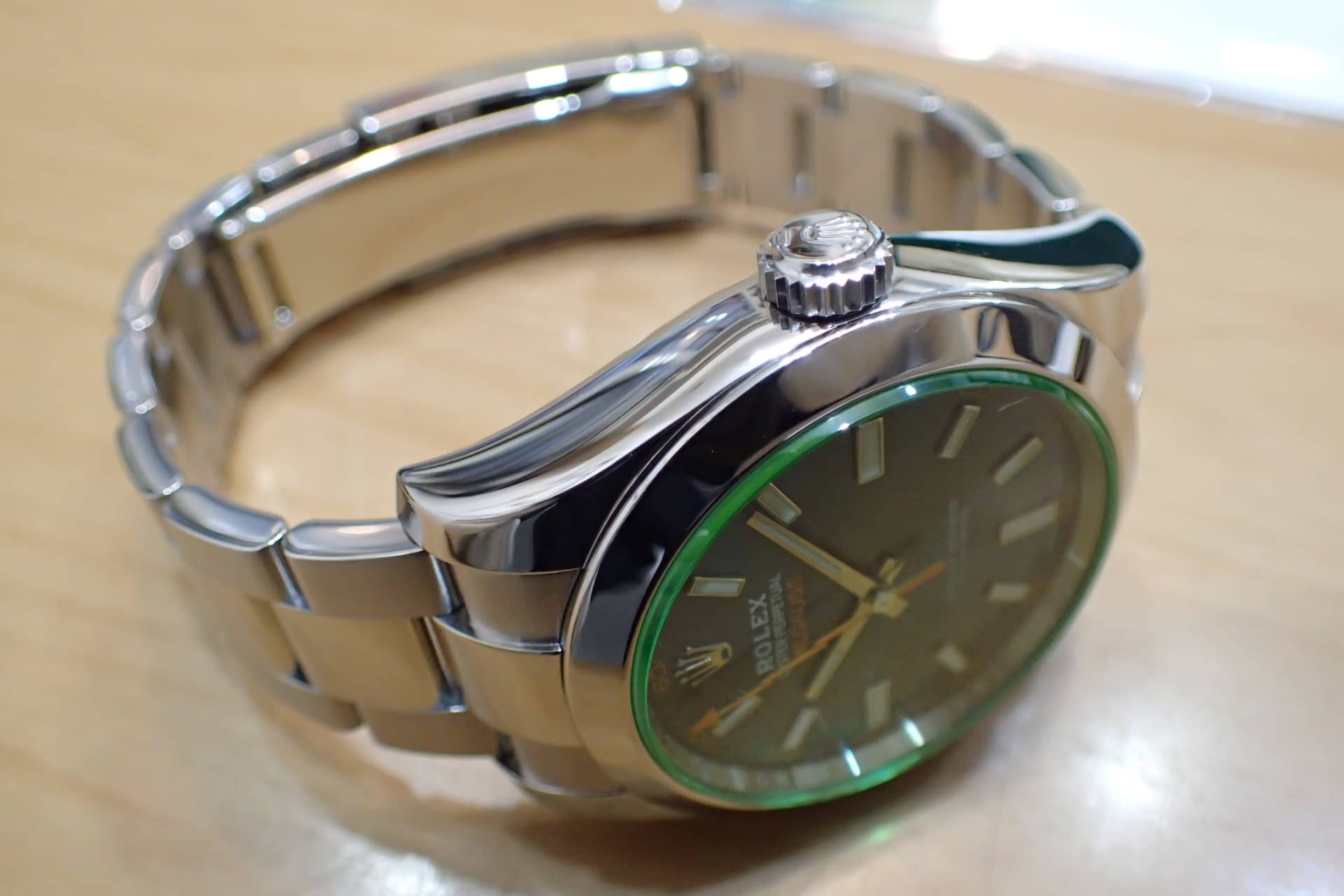 中古品A【ROLEX】ロレックス ミルガウス Ref.116400GV Zブルー 廃版