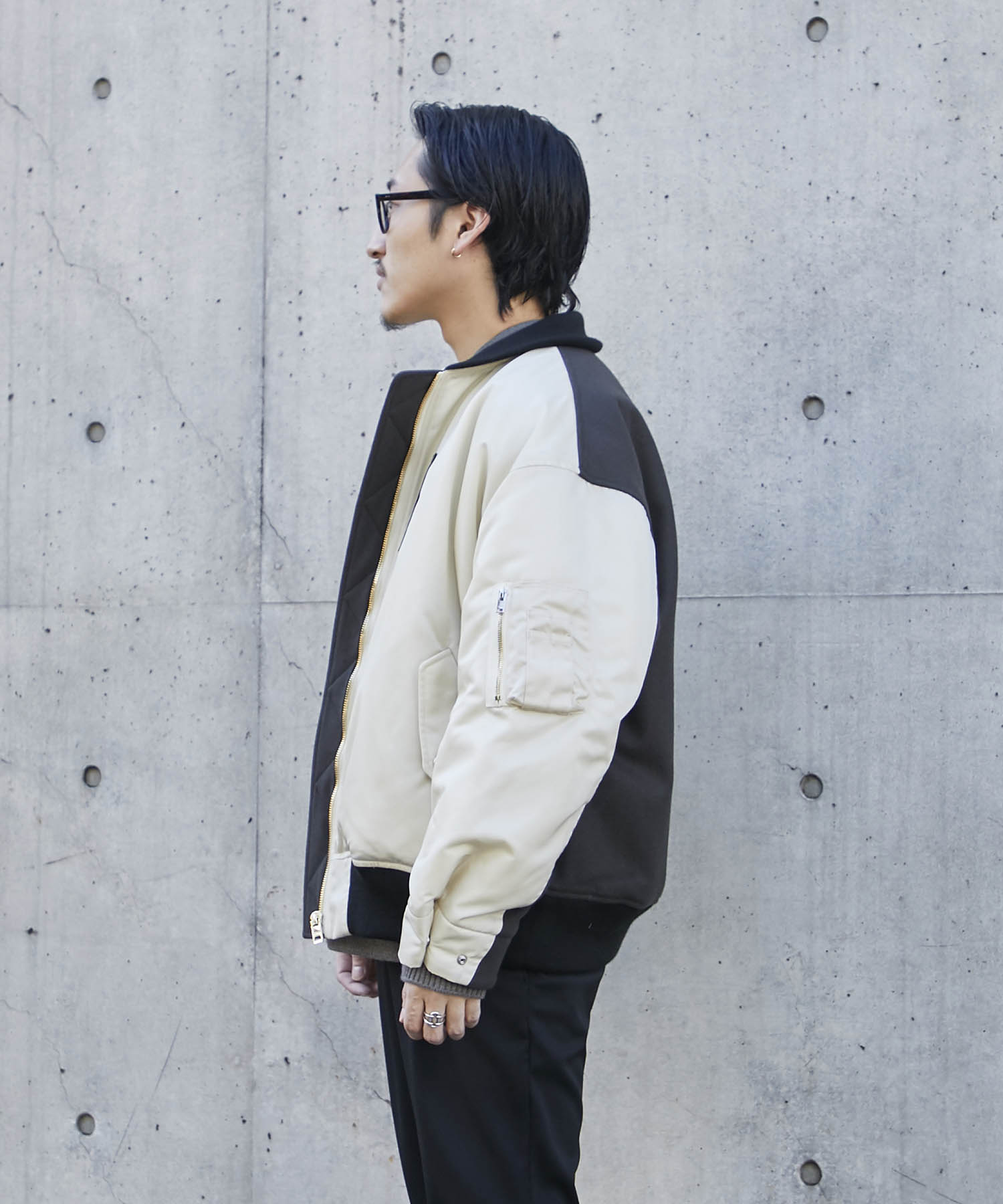 別注 ECONYL×MELTON PADDING MA-1(44 ECRU): CINOH: MENS｜THE TOKYO