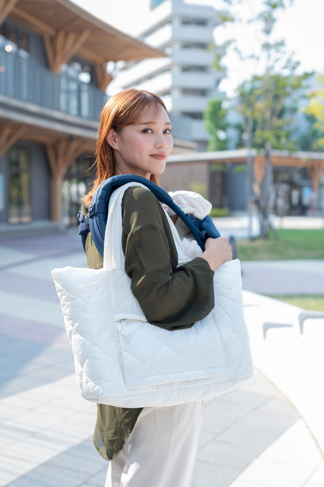 AMELIE 3WAY キルティングマザーズバッグ – THEATHEA