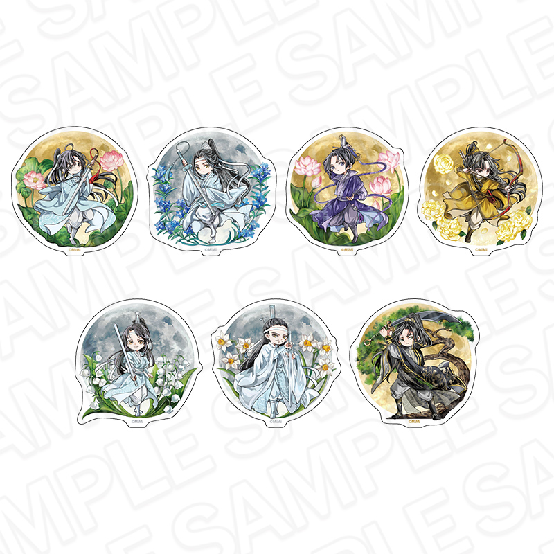 魔道祖師 カフェ 公式茶屋 アクキー 7種 バレンタイン 月下清影 魔道