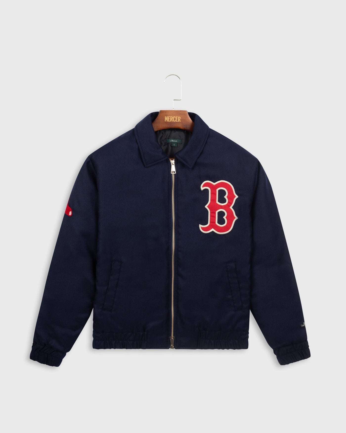 The Mercer Cashmere BOSTON RED SOX Varsity Jacket | The Mercer