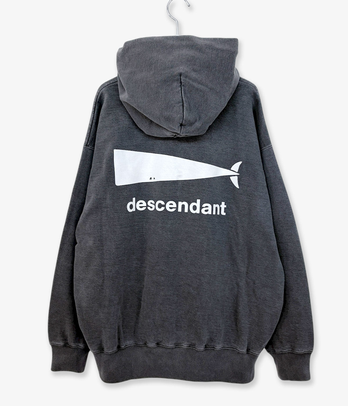 DESCENDANT/CACHALOT HOODY PIGMENT DYE (BLACK)