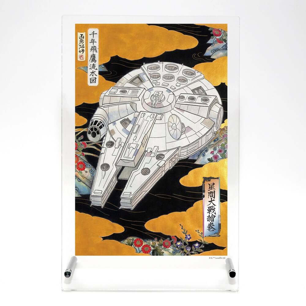 スター・ウォーズ』浮世絵シリーズ「星間大戦絵巻」和凧＆スタンド