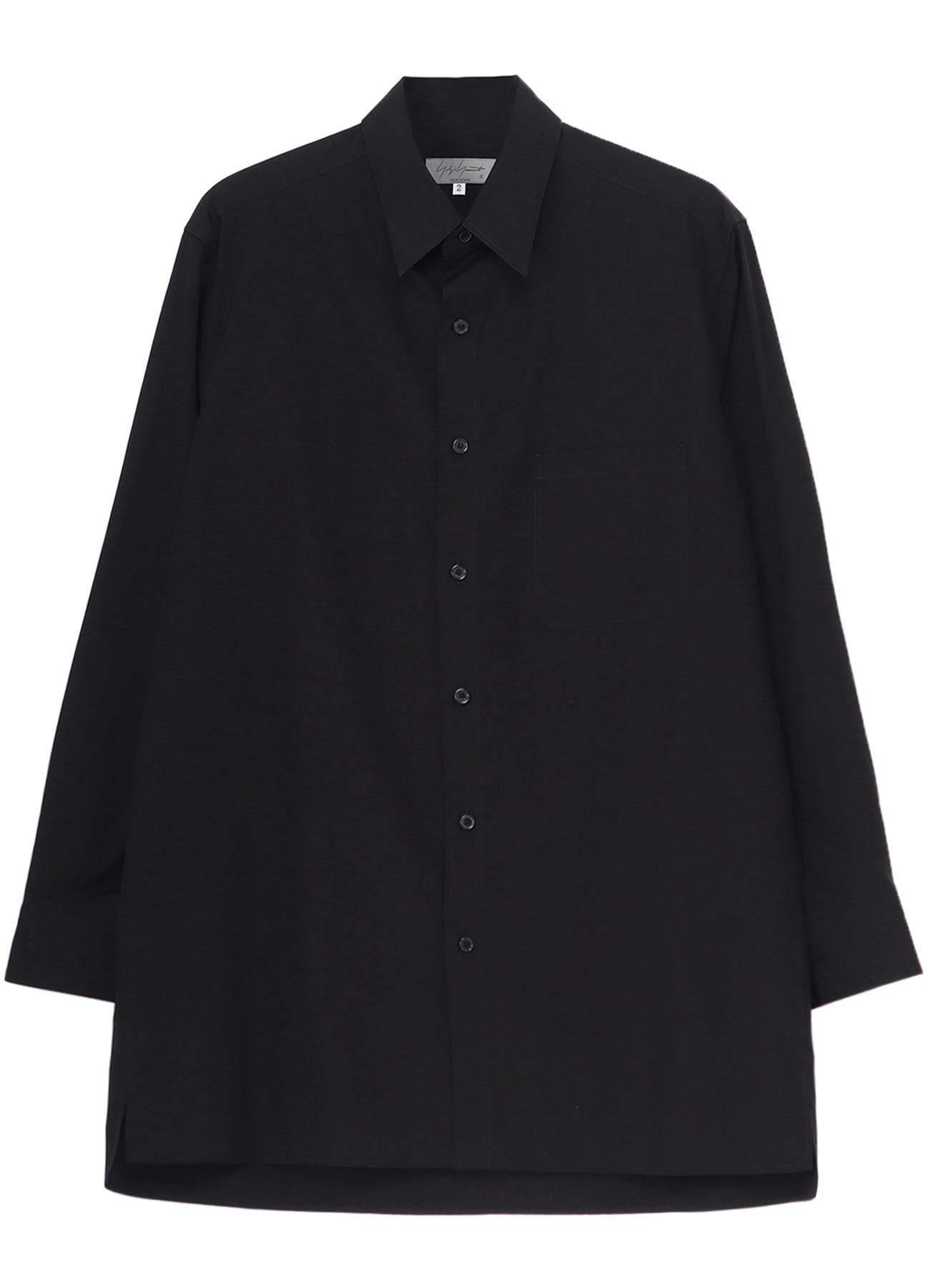 100/2 BROAD STANDARD BIG SHIRT(S Black): Soldes｜THE SHOP YOHJI