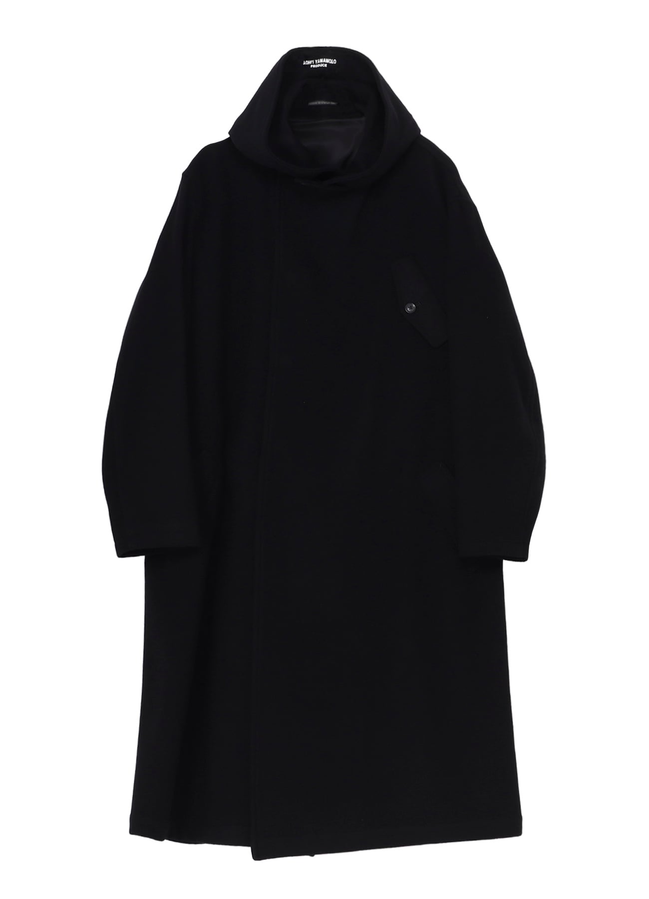 AIRY MOSSER HOODED COAT(XS Black): Yohji Yamamoto POUR HOMME｜THE