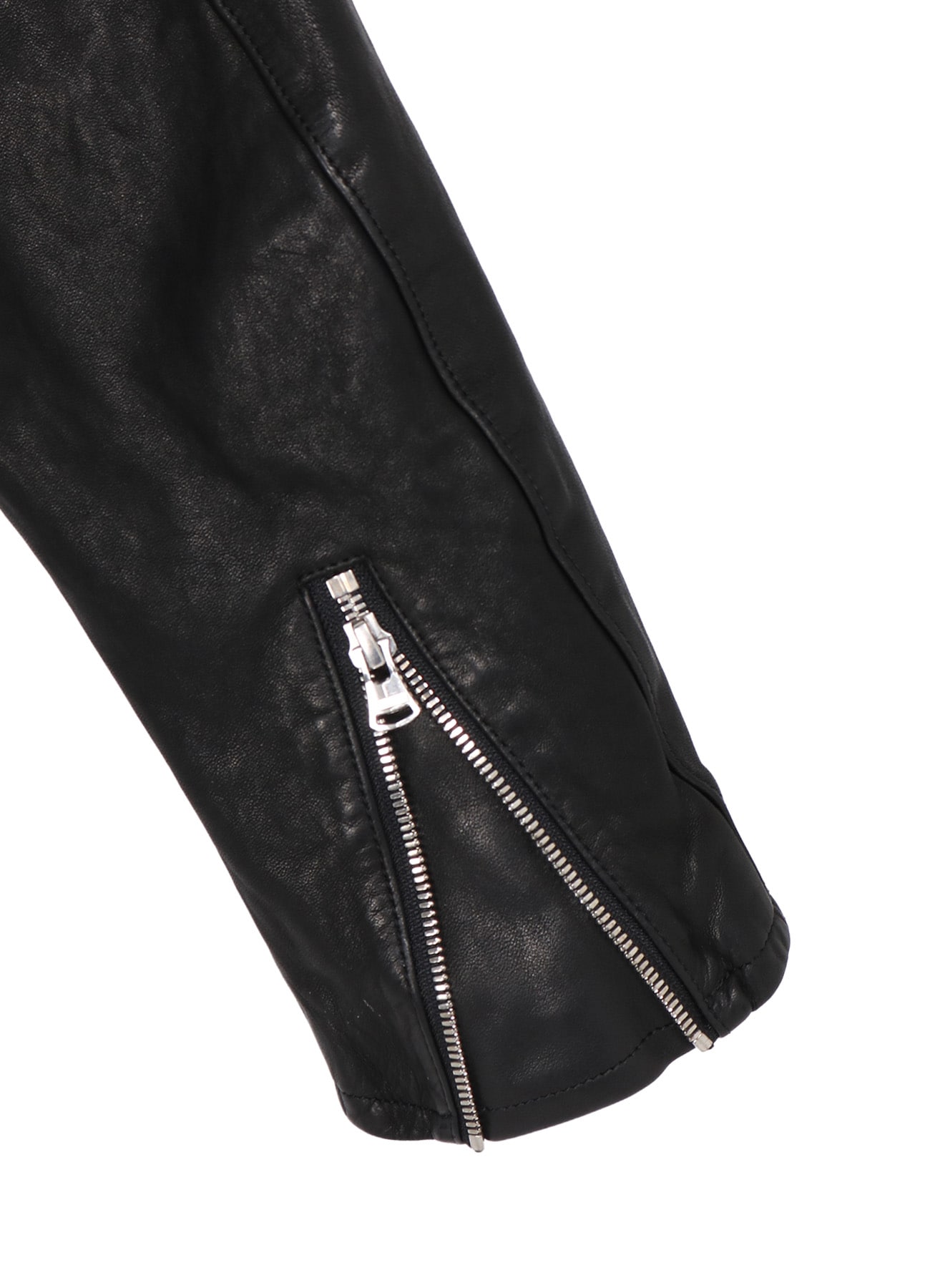 JAPAN HORSE LEATHER DOUBLE RIDERS(M Black): Yohji Yamamoto POUR