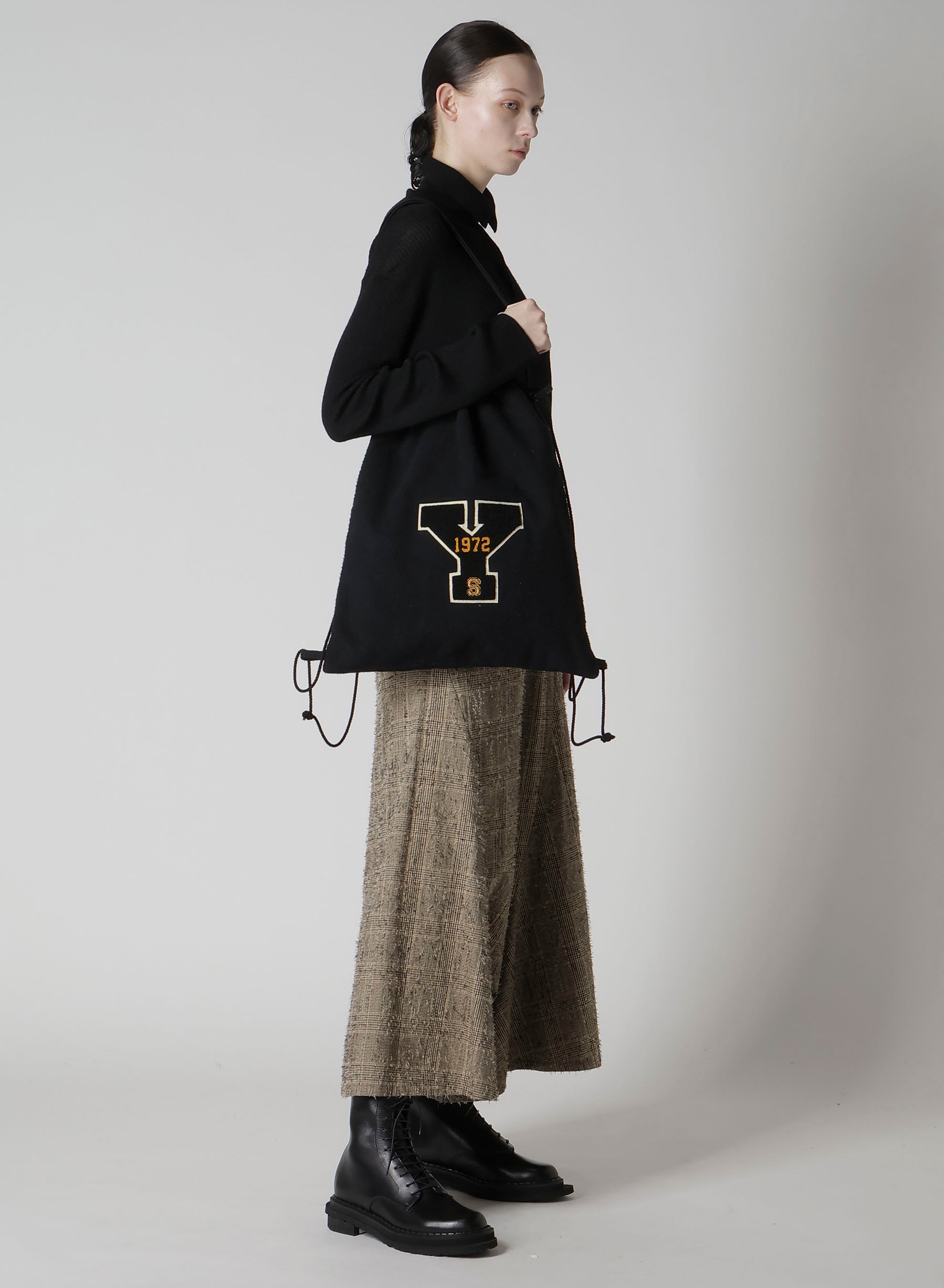 Y'S FLEECE KNAP SACK(FREE SIZE Black): Soldes｜THE SHOP YOHJI YAMAMOTO